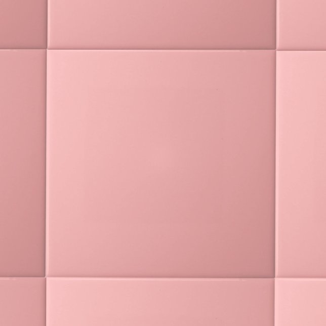 Modern Pastel Solid Colour Soft Pink Ceramic Tile (Creator Uploaded)