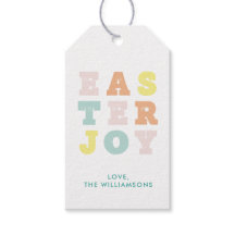 Modern Pastel Typographic Easter 