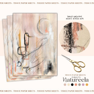 Modern Pattern abstract Decoupage Tissue Paper