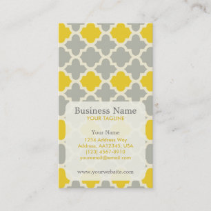 Modern Pattern Appointment Business Card