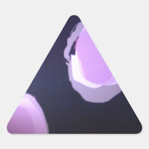 Modern Pattern: Colourful Polka Dot Pattern Triangle Sticker