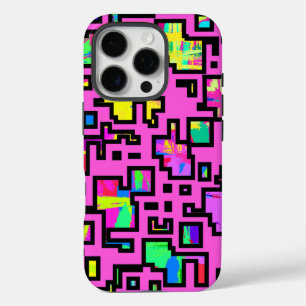 Modern Pattern Design iPhone 16 Pro Case