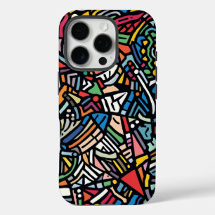 Modern Patterned abstract iPhone 16 Pro Case