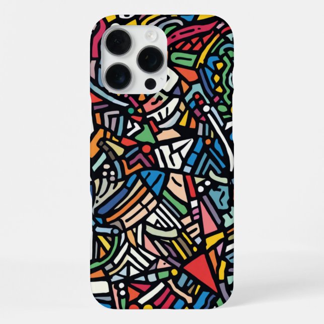 Modern Patterned abstract iPhone Case (Back)