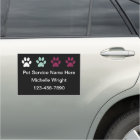 Modern Paw Print Pet Service