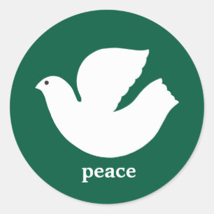 Modern Peace Holiday Envelope Seal