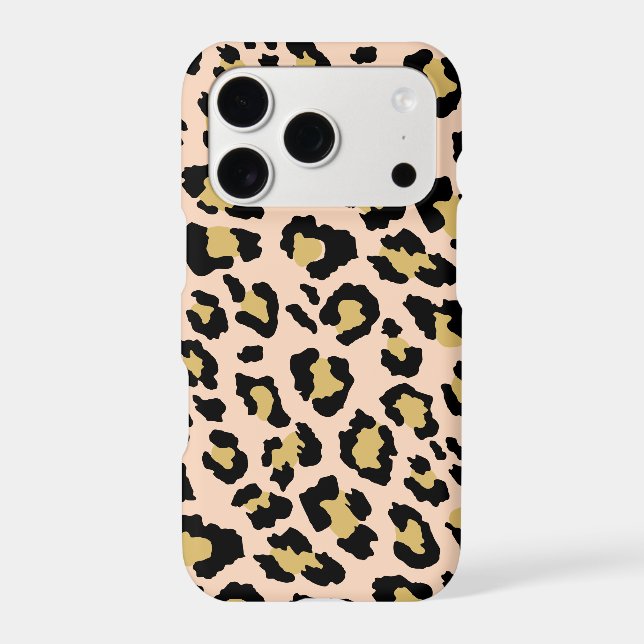 Modern Peach Leopard Print (Back)