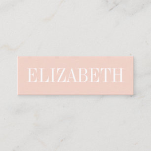 Modern Peach QRCode Business Card