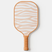 Modern Peachy Orange Zebra Print Personalised
