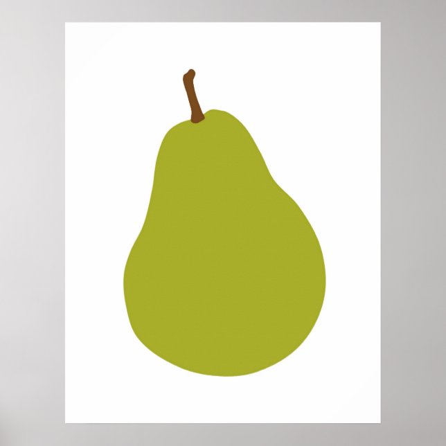 Modern Pear print for your kitchen or home (Front)