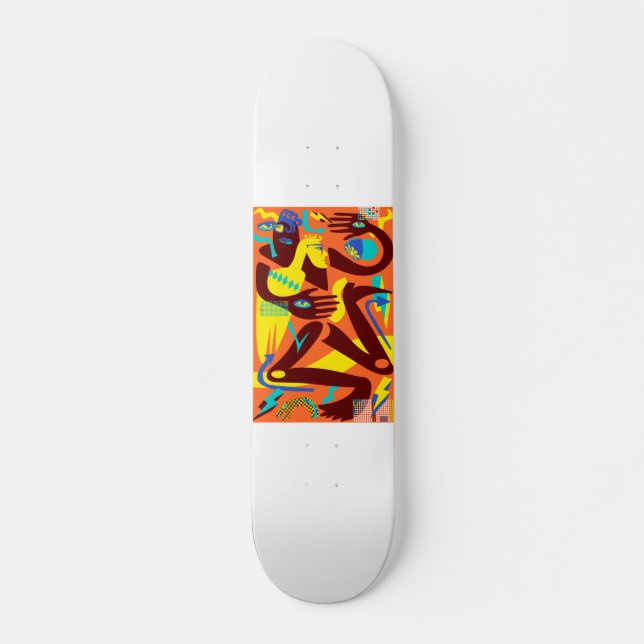 Modern people skateboard deck (Front)
