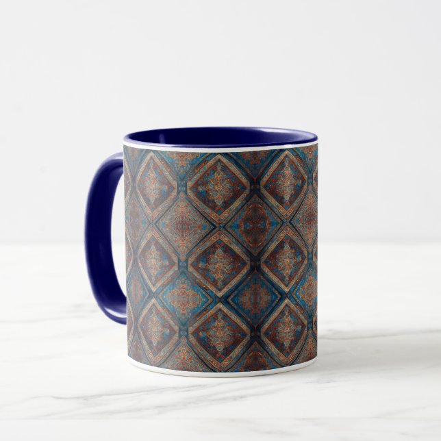 Modern Persian Beautiful Old Pattern Collection Mug (Front Left)