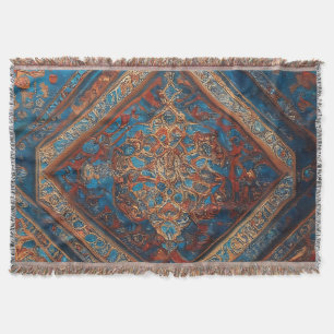 Modern Persian Beautiful Old Pattern Collection Throw Blanket