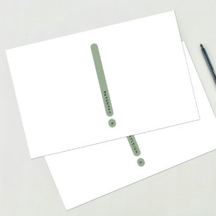 Modern Personal Stationery   2-Column