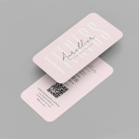 Modern Personal Trainer Fitness Dietician Pink