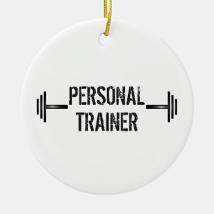 Modern Personal Trainer Ornament
