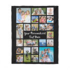 Modern Personalised 21 Photo Collage Custom Colour