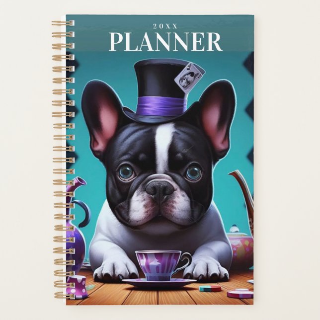 Modern Personalised 2 Photo Journal Pet Planner (Front)