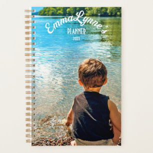 Modern Personalised 2 Photos Weekly Monthly Planner