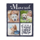Modern Personalised 3 Pet Photo Dog Lover 
