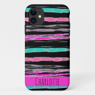 Modern Personalised Abstract Custom Colourful iPhone 11 Case