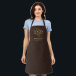 Modern Personalised Apron with Logo Custom Uniform<br><div class="desc">Custom business logo apron designed for corporate branding, promotional events, and professional use. This personalised apron is perfect for small business owners, restaurants, cafés, catering companies, and corporate teams who want to showcase their brand in style. Easily customise with your company logo, business name, or slogan to create branded staff...</div>