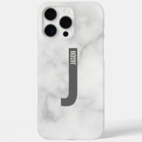 Modern Personalised Bold Monogram and Name