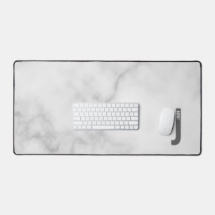 Modern Personalised Bold Monogram and Name Desk Mat