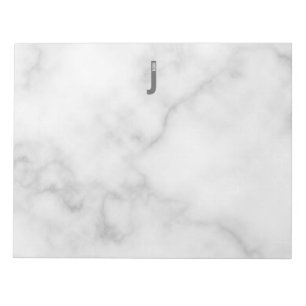 Modern Personalised Bold Monogram and Name Notepad
