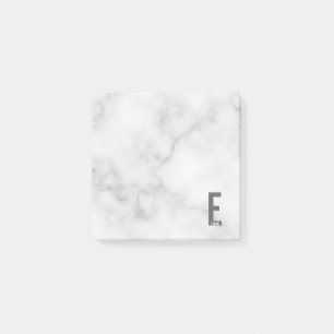 Modern Personalised Bold Monogram and Name Post-it Notes
