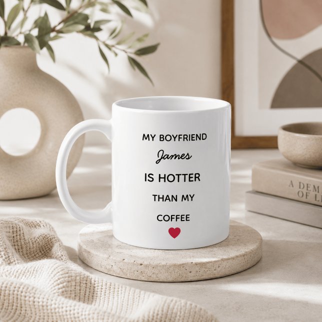 Modern Personalised Boyfriend Coffee Mug (Creator Uploaded)