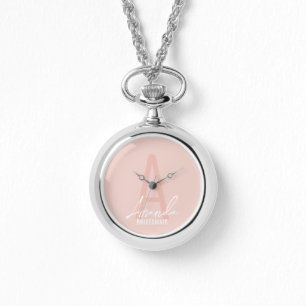 Modern Personalised Bridesmaid's Monogram and Name Watch