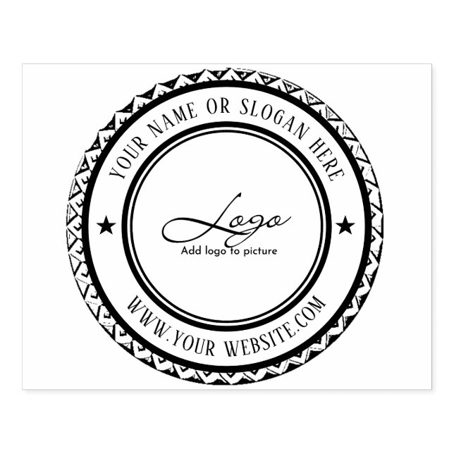 Modern | Personalised Business Logo Rubber Stamp (Imprint)