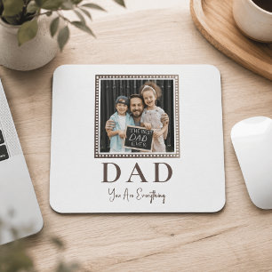 Modern Personalised Dad Photo Mouse Pad