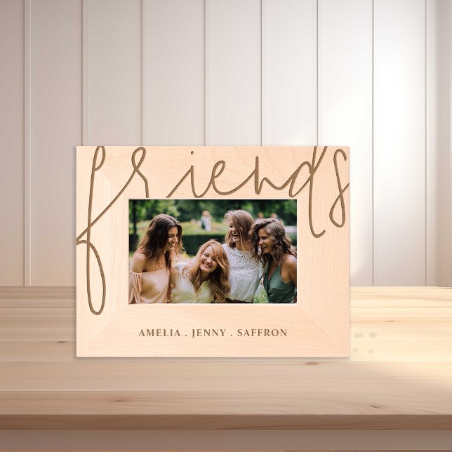 Modern Personalised Friends Photo Etched Frames (Creator Uploaded)