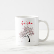 Modern Personalised Geisha Mug