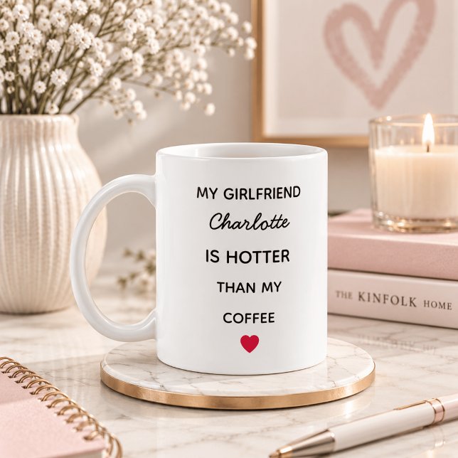 Modern Personalised Girlfriend Coffee Mug (Creator Uploaded)