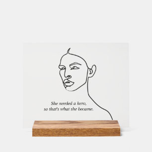 Modern Personalised Girly Gifts Acrylic Sign