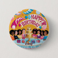 Modern Personalised Happy Birthday Celebration