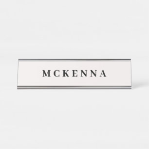 Modern Personalised Home Office Business Desk Name Plate