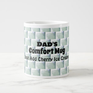 Modern Personalised Humour Dad's Comfort Mug