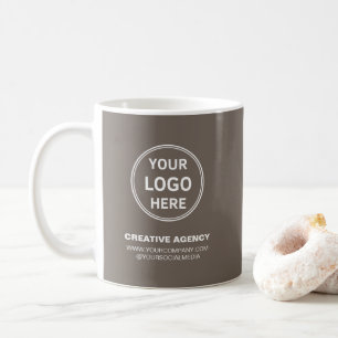 Modern Personalised Logo Business Coffee Mug