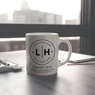 Modern Personalised Logo Business Coffee Mug