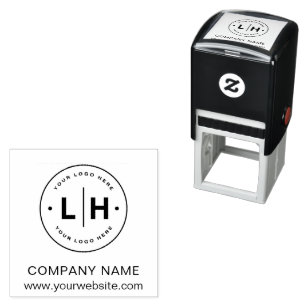 Modern Personalised Logo Business Self-inking Stamp