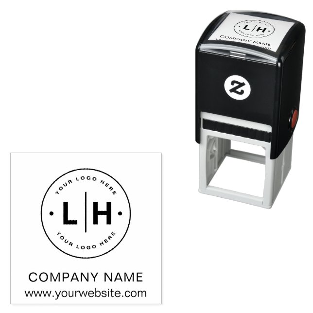 Modern Personalised Logo Business Self-inking Stamp (In Situ)