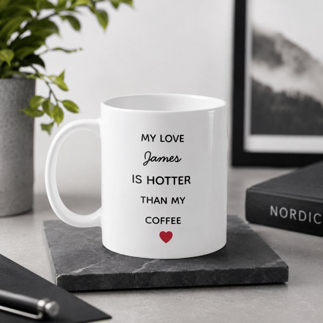 Modern Personalised Love Coffee Mug (Creator Uploaded)