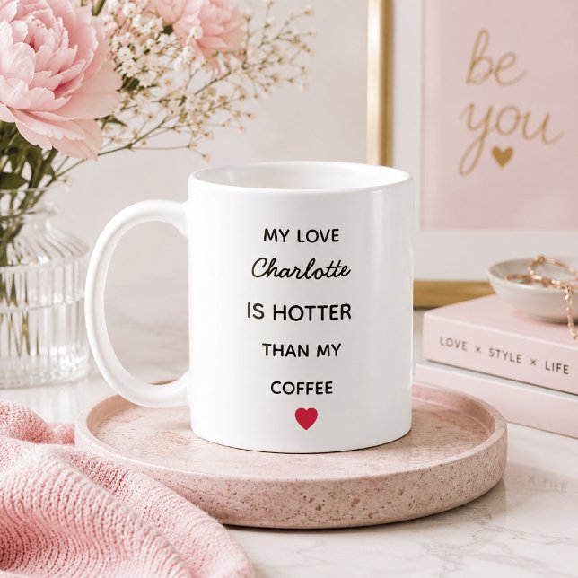 Modern Personalised Love Coffee Mug (Creator Uploaded)