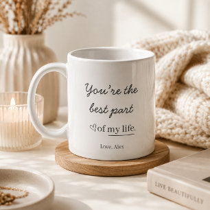 Modern Personalised Love Mug
