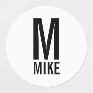 Modern Personalised Monogram and Name