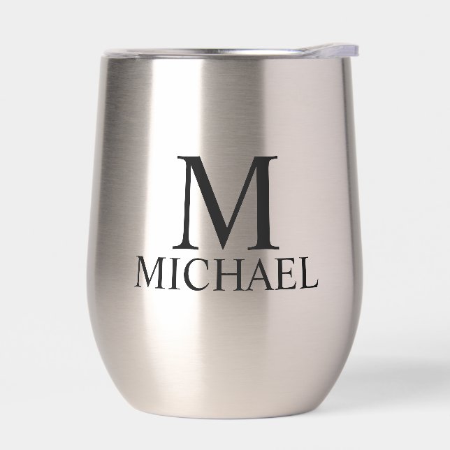 Modern Personalised Monogram and Name (Left)
